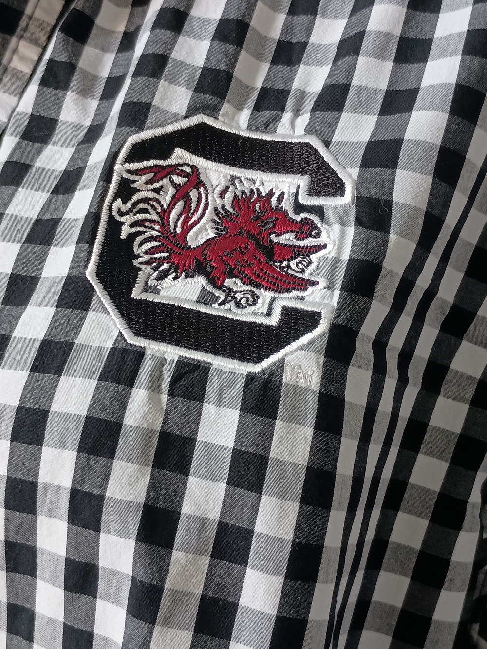 Upcycled Women's USC Ruffle Collar Shirt #100 - Picture 3 of 9